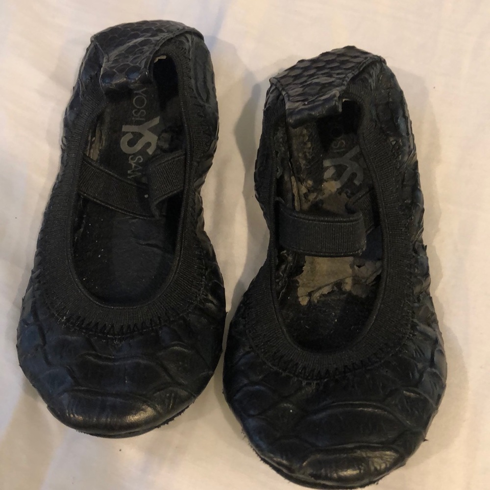 Yosi Samra black ballet slippers- toddler size 6